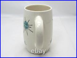 Vintage Mid Century Modern Franciscan Atomic Starburst Grand Mug Cup MCM