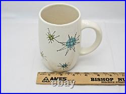 Vintage Mid Century Modern Franciscan Atomic Starburst Grand Mug Cup MCM