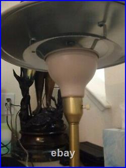 Vintage Mid Century Modern Ufo Mod Lamp 1950s Atomic desk lamp 1ft Tall/1 ft W
