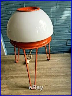 Vintage Mid Century UFO Space Age Lamp Table Floor Atomic Design Light Pop Art