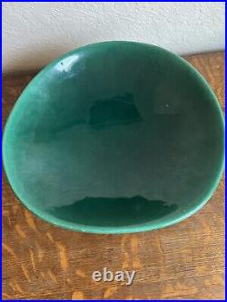 Vintage Royal Haeger Mid-century Modern Atomic Pottery Green 318h