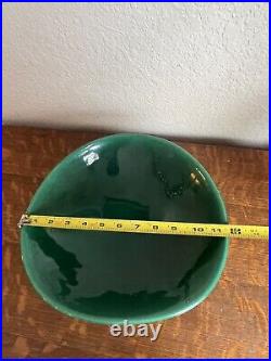 Vintage Royal Haeger Mid-century Modern Atomic Pottery Green 318h