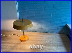 Vintage Space Age Lamp Design Atomic Light Mid Century Table Pop Art Metal