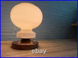 Vintage Space Age Mushroom Table Lamp Atomic Design Light Mid Century UFO