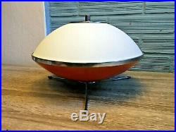 Vintage UFO Mid Century Space Age Lamp Table Atomic Design Light Flying Saucer