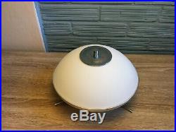 Vintage UFO Mid Century Space Age Lamp Table Atomic Design Light Flying Saucer