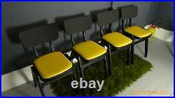 Vintage stacking chairs retro dining chairs Centa Tecta Lyons atomic mid century