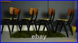 Vintage stacking chairs retro dining chairs Centa Tecta Lyons atomic mid century