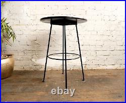 Vtg 50s 60s Mid Century Modern Atomic Era Formica Bistro Kitchen Bar Pub Table